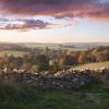 Autumn countryside towards Abbotswood estate