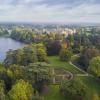 Blenheim Palace aerial Autumn
