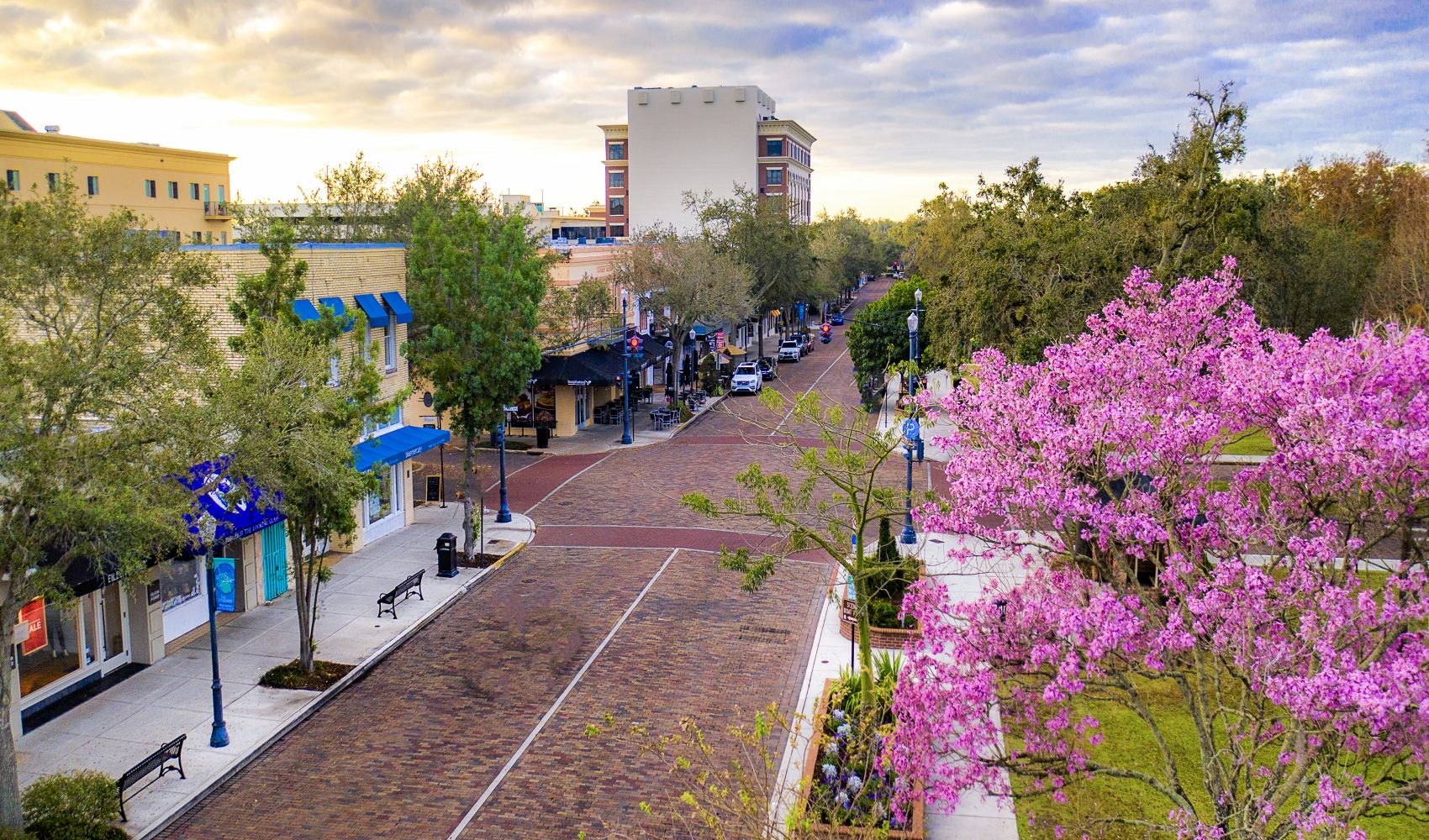 Park Avenue district in Winter Park