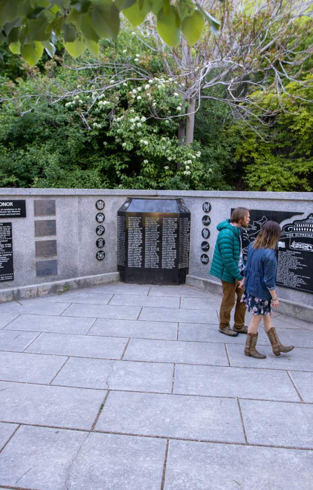 Memorial Wall of Honor at Memory Grove