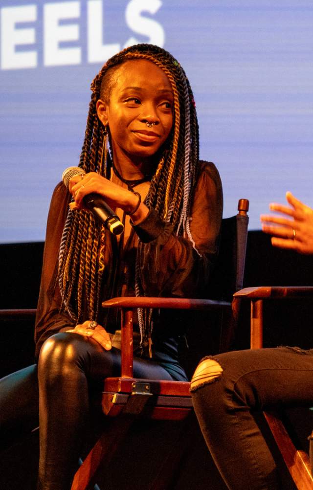 "Unsettled" post-film Q&A with Cheyenne Adriano and Mari N’timansieme at the 2019 Festival