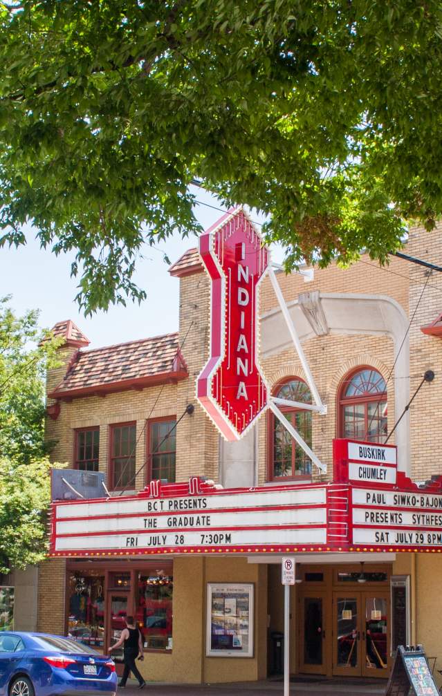 Exterior of the Buskirk-Chumley Theater