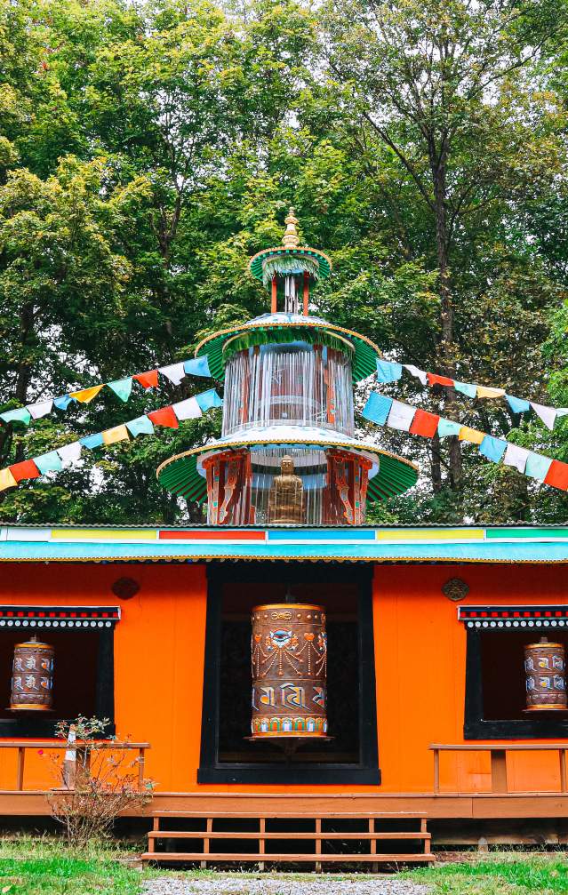 Mani Korlo at the Tibetan Mongolian Buddhist Cultural Center