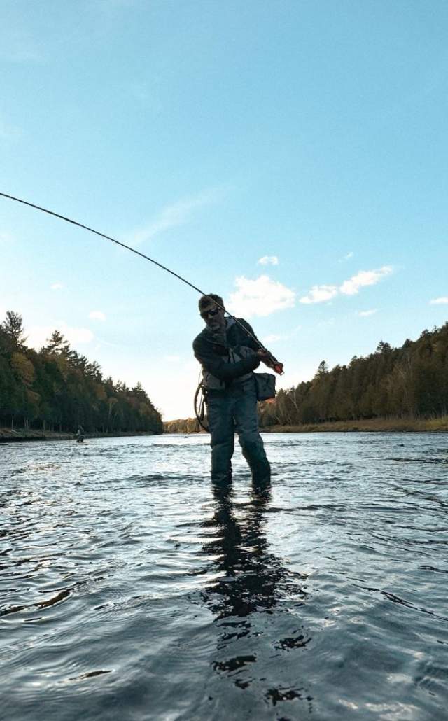 Fly fishing in the Upper Peninsula of Michigan