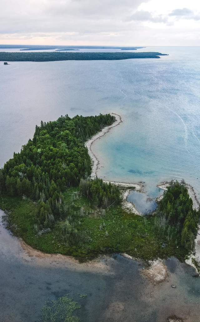 Les Cheneaux Islands, located in the Upper Peninsula of Michigan