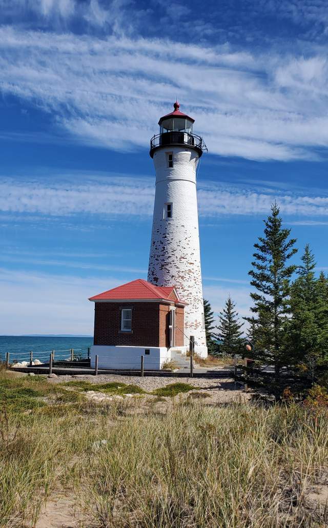 Image of Crisp Point Lighthouse, located in the Upper Peninsula of Michigan