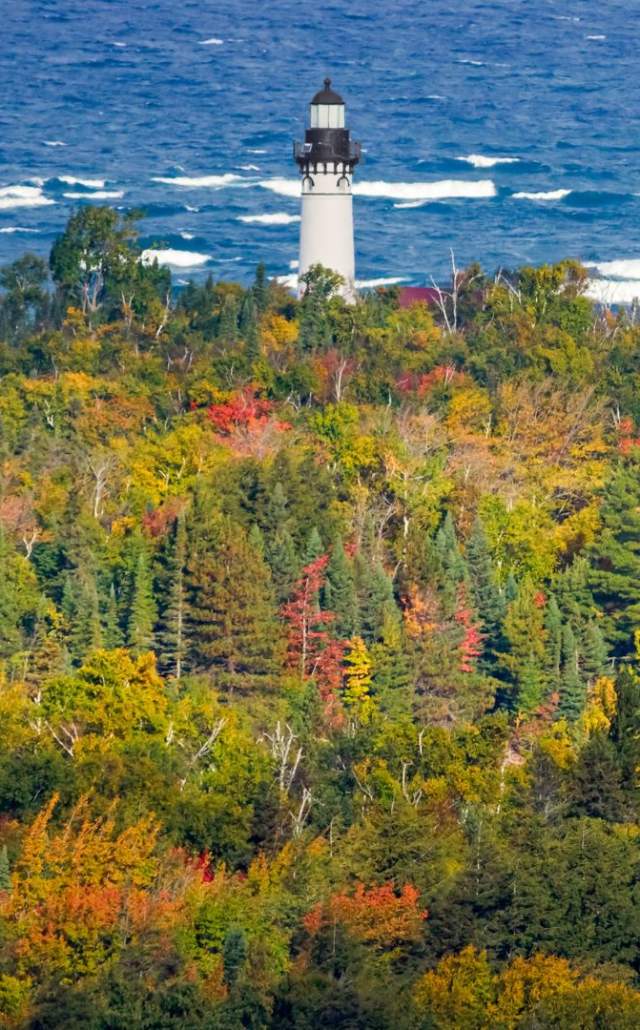 Fall color at Pictured Rocks National Lakeshore