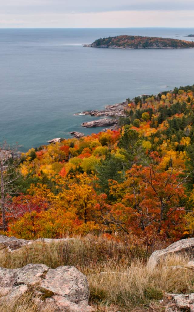 Sugar Loaf in the Fall - Marquette County