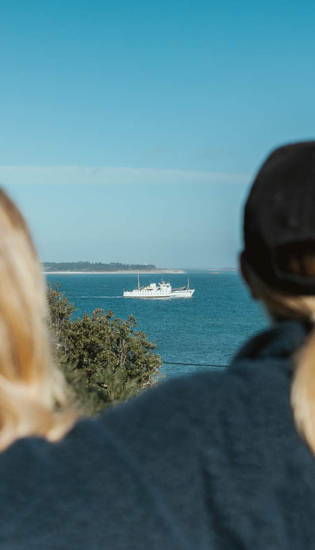 A couple looking towards SC3