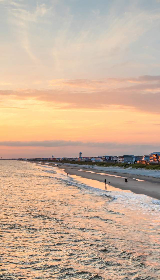 Sunset at Oak Island