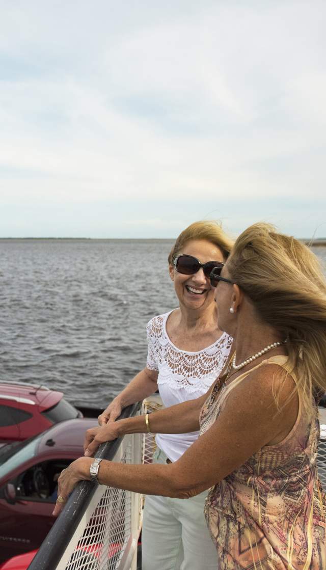 Ferry ride from Southport to Fort Fisher