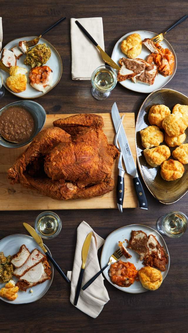 Copeland's of New Orleans' 2025 holiday spread