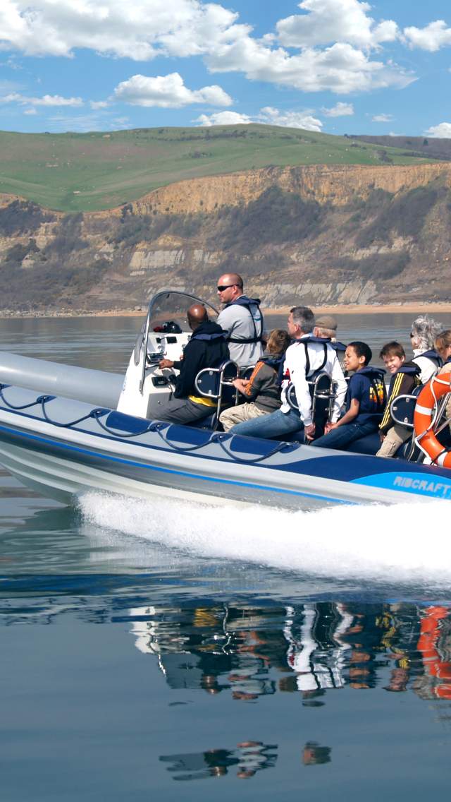 Lyme Bay RIB Charter coastal cruise