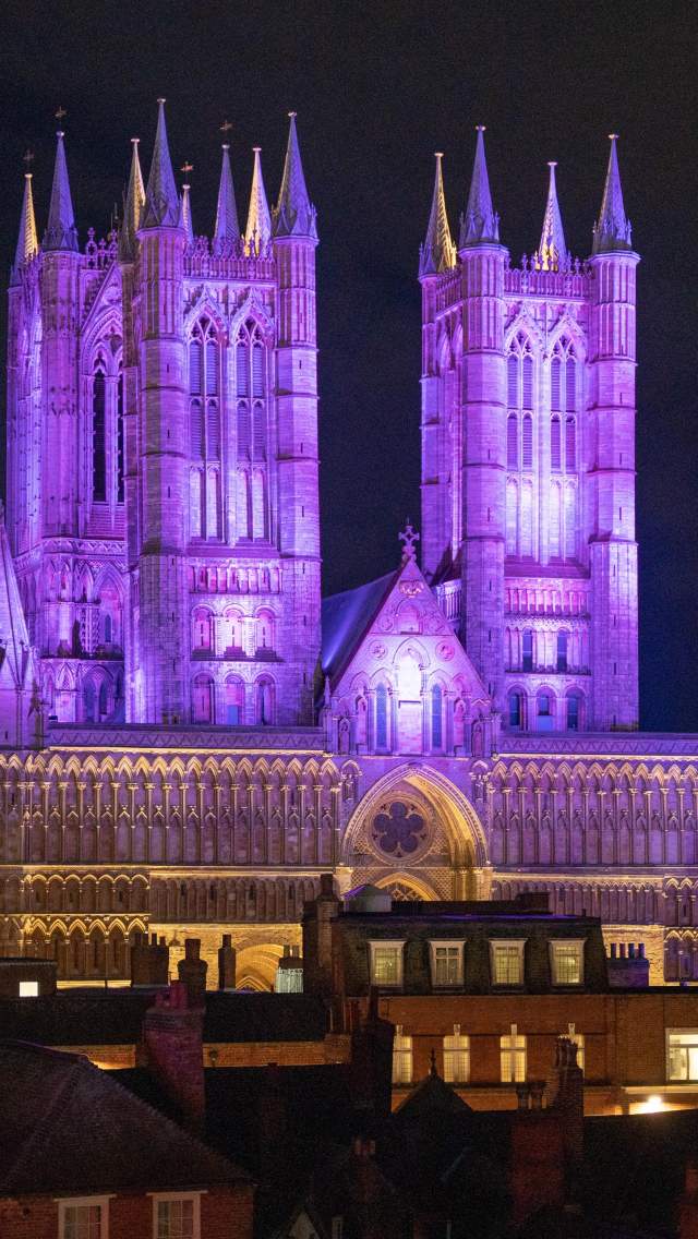 Lincoln Cathedral - Purple