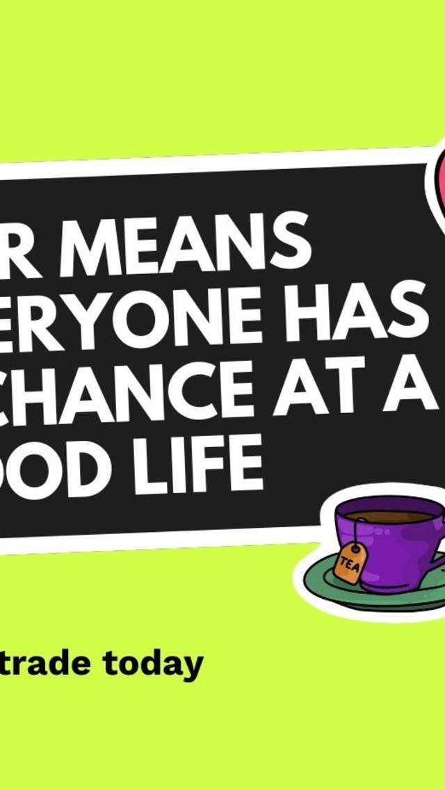 Green banner for Fairtrade Fortnight and its message: Do It Fair