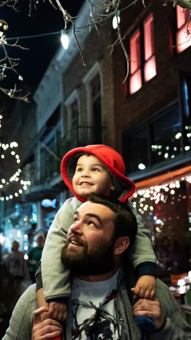 Holiday Santa Rescue Lighting Ceremony