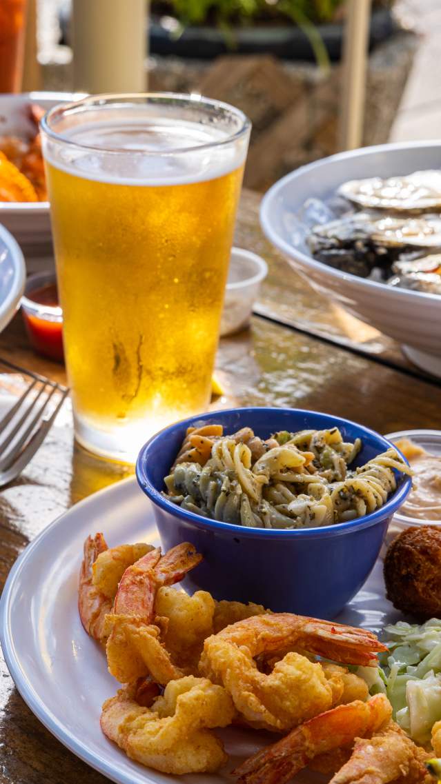 Dining at Iguana's Seafood Restaurant