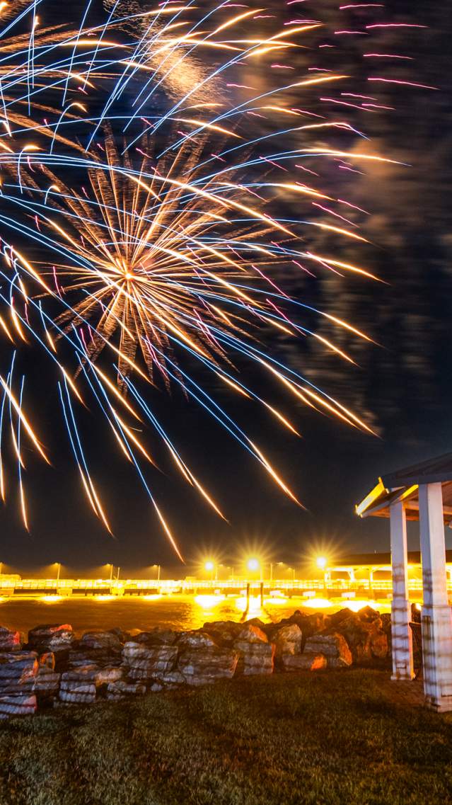 St. Simons Pier 4th of July Fireworks
