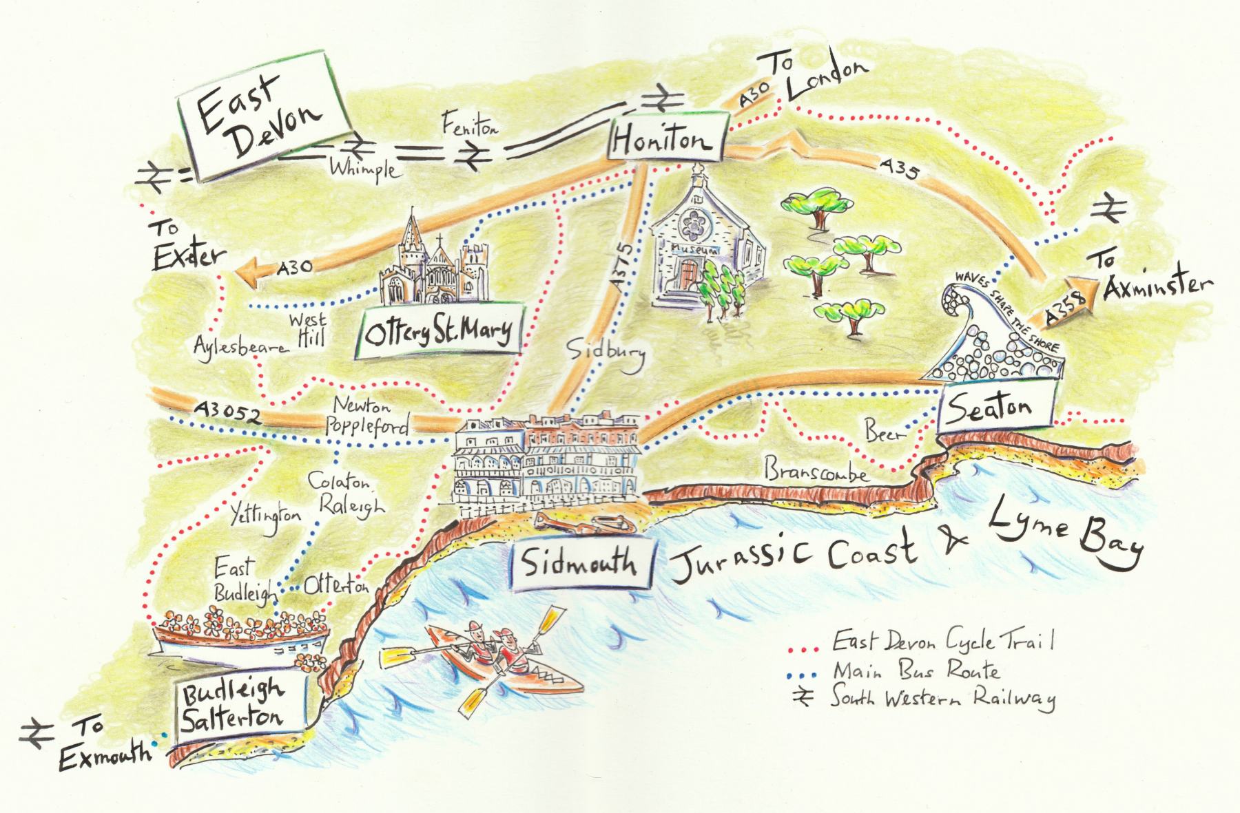 Sidmouth map test