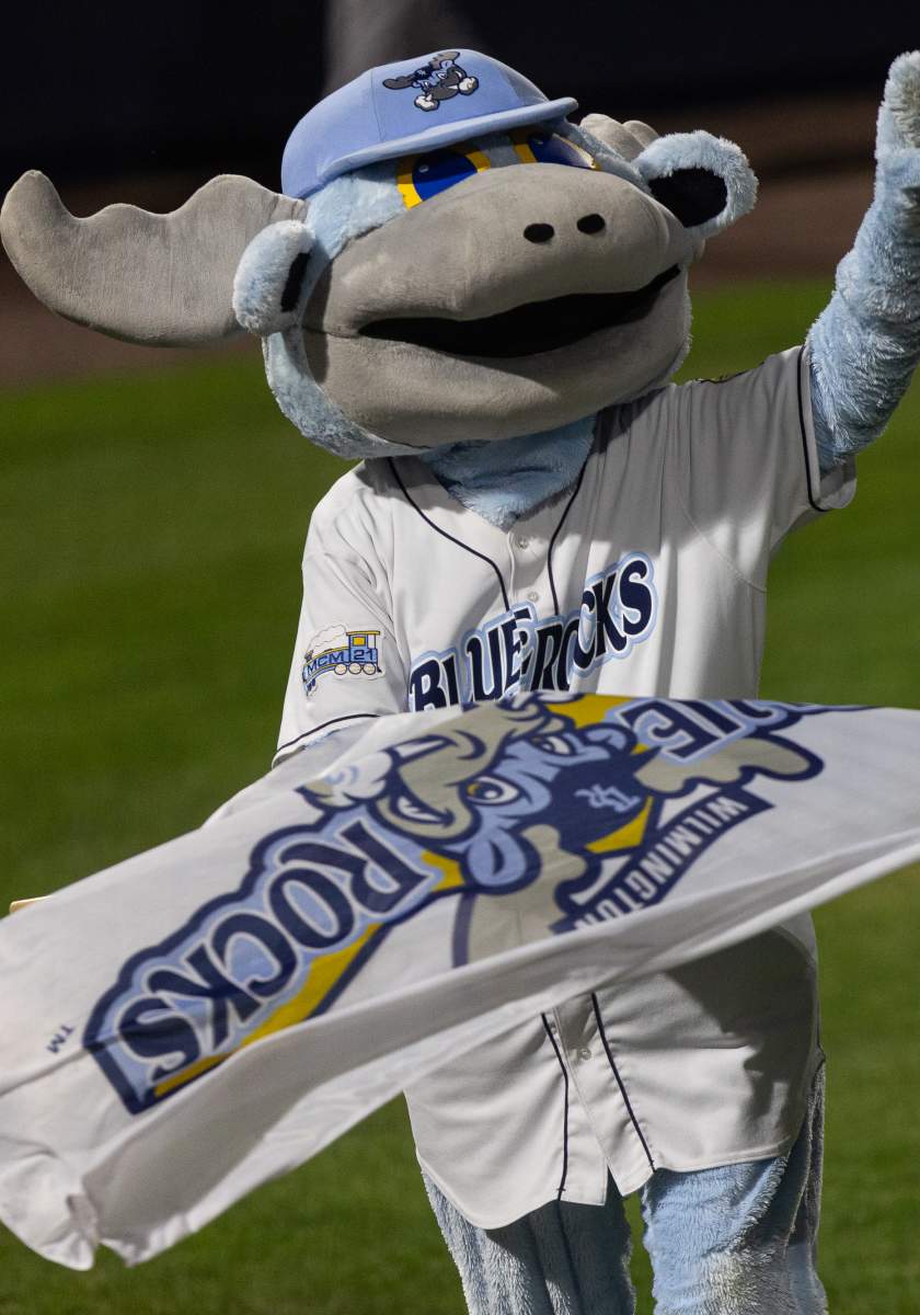 Wilmington Blue Rocks Mascot - Rocky Bluewinkle