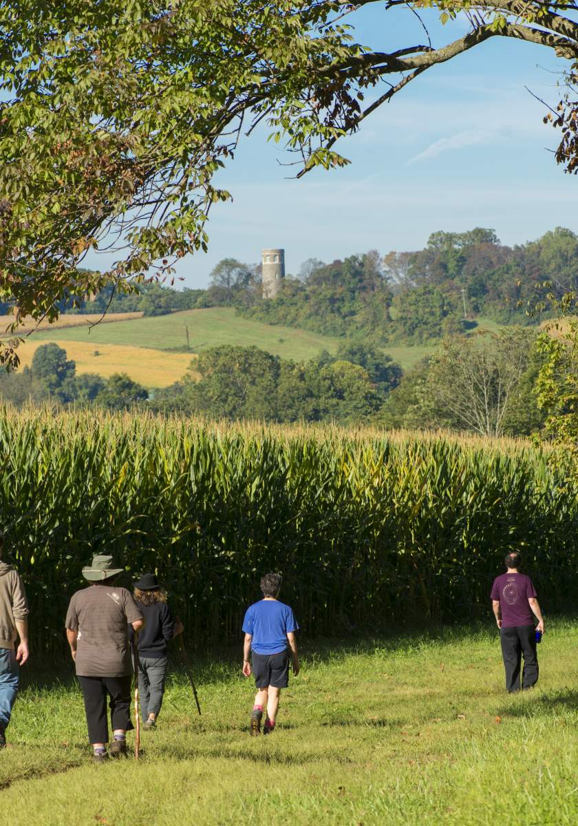 Hiking in First State National Historical Park
