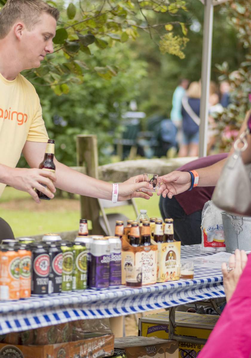 Outdoors at the Odessa Brewfest