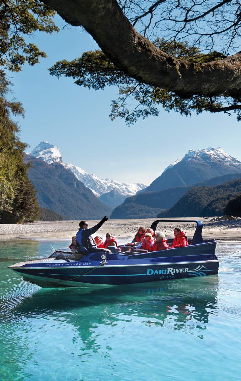 Jet Boat on Dart River Glenorchy