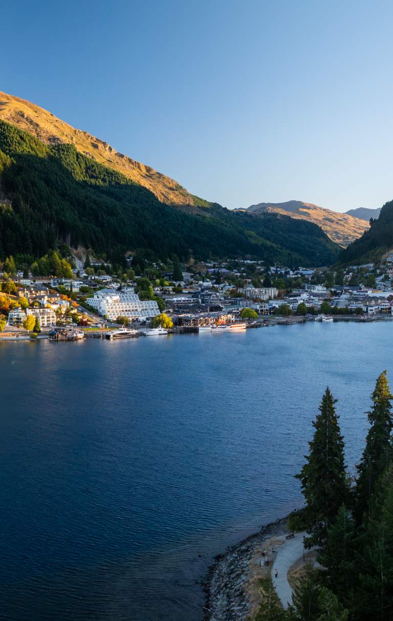 Queenstown Gardens Drone Scenic