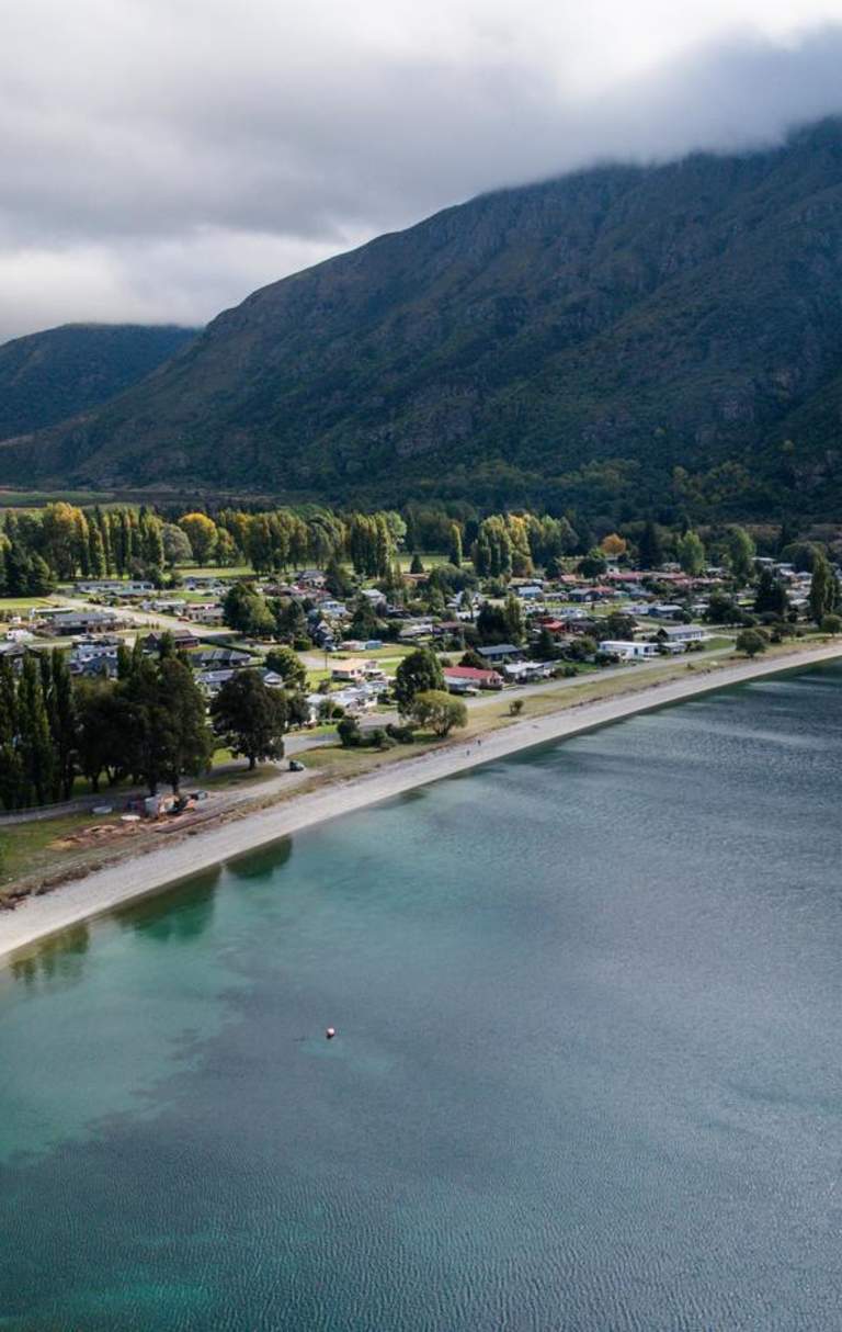 Aerial view of Kingston