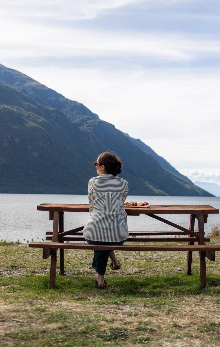 Kingston Picnic at the lakefront in autumn