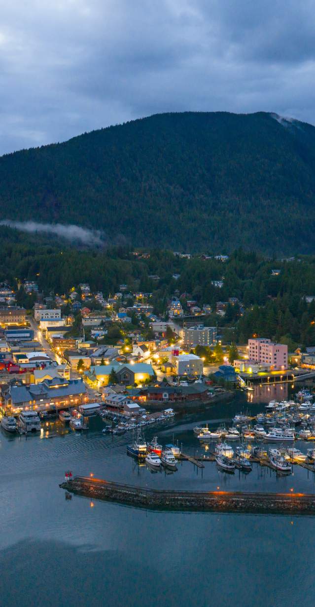 Thomas Basin & Downtown at Dusk 2025