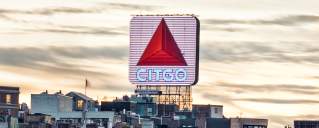 Citgo sign at dusk