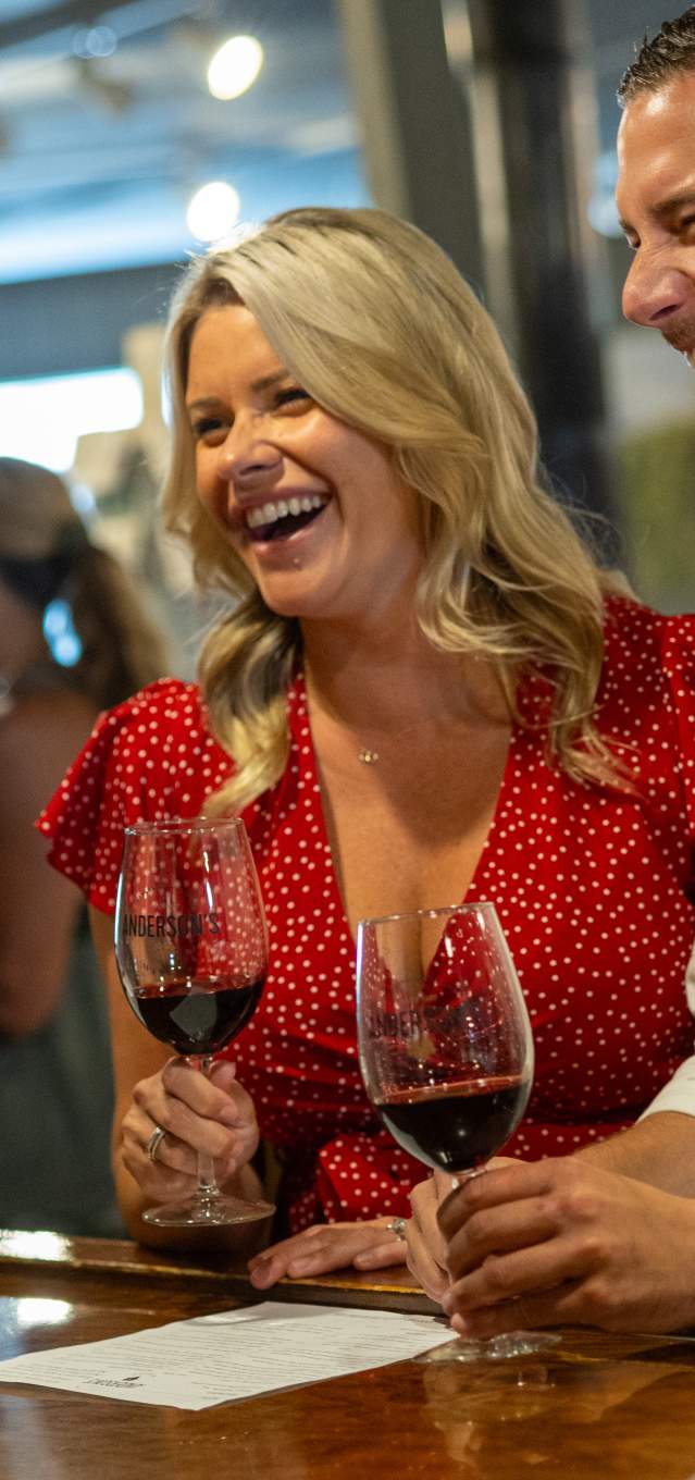 Anderson's Winery at bar