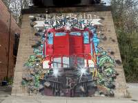 last train to Clarksville mural