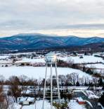 Snow Covered Town of Stanley, VA
