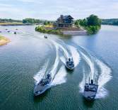 boats leaving a marina