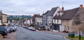 View down Burford High Street