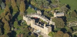Aerial view of Berkeley Castle