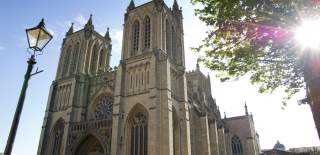 Exterior of Bristol Cathedral - credit Dave Pratt