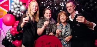 Business owners and staff celebrating at the REYTAs 2024