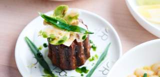 Mushroom canele at COR in Bedminster, South Bristol - credit COR