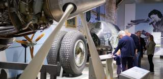 Museum exhibits at Aerospace Bristol - credit Aerospace Bristol