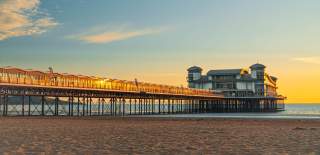 Weston-super-Mare beach and Grand Pier - credit Visit West
