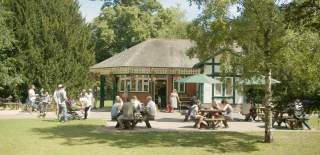 Summer in Cheltenham, Pittville Park, Central Cross Cafe