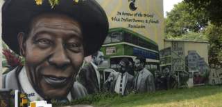 Roy Hackett Mural in St Pauls area of Bristol - CREDIT Sam Saunders