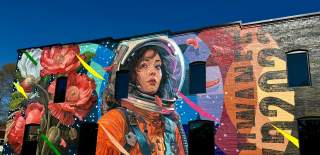 Astronaut Mural