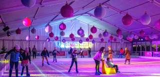Cheltenham Ice Rink at night