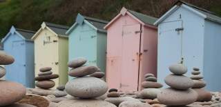 budleigh beach huts Instagrammable spots in East Devon