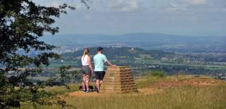 Leckhampton Hill overlooking Cheltenham