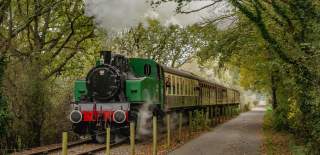 Train on the track at Avon Valley Railway near Bristol - credit Avon Valley Railway